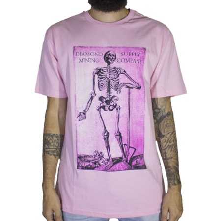 Camiseta Diamond Mining Rosa