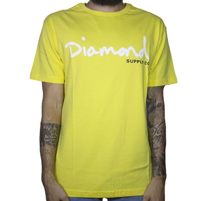 Camiseta Diamond Og Script B19dmpa001 Banana