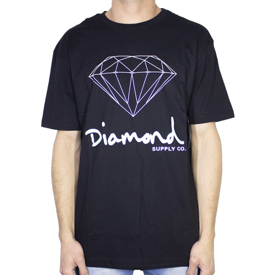 Camiseta Diamond Og Sign Preta 