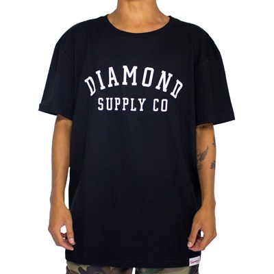 Camiseta Diamond Stencil Black D20DMPA024