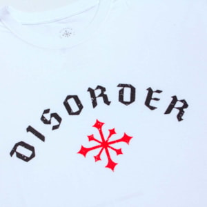 Camiseta Disorder Arch Logo White