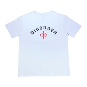 Camiseta Disorder Arch Logo White