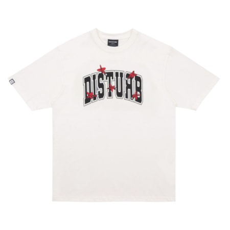 Camiseta Disturb College Off White