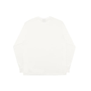 Camiseta Disturb Cursive Long Sleeve Off White