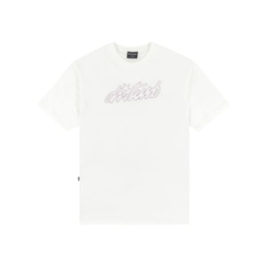 Camiseta Disturb Cursive T-Shirt In Off-White 