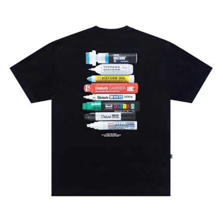 Camiseta Disturb Essential Markets Black