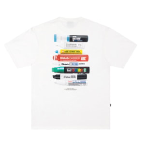 Camiseta Disturb Essential Markets Off White 