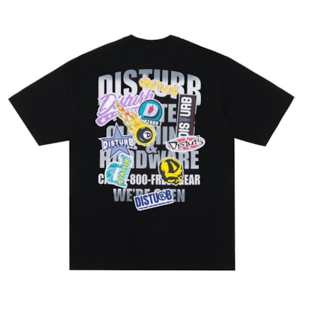 Camiseta Disturb Fresh Gear Black