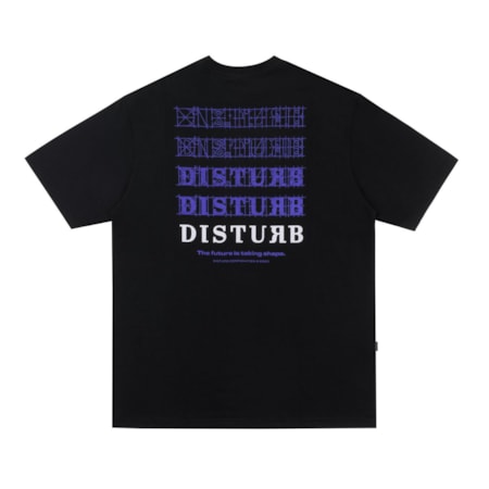 Camiseta Disturb Future Logo Black 