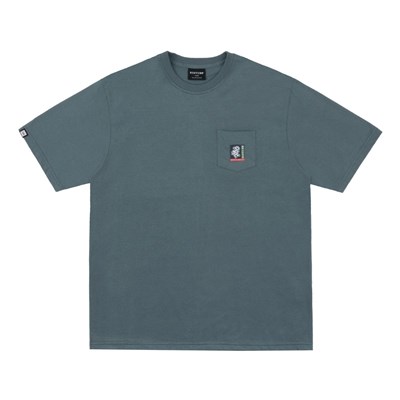 Camiseta Disturb Heritage Pocket Greyish Blue