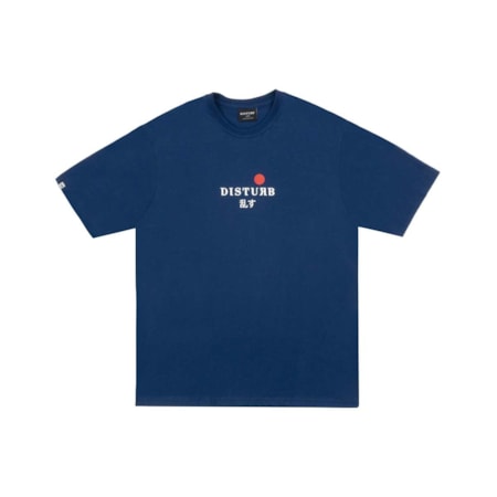 Camiseta Disturb Japan Logo Blue