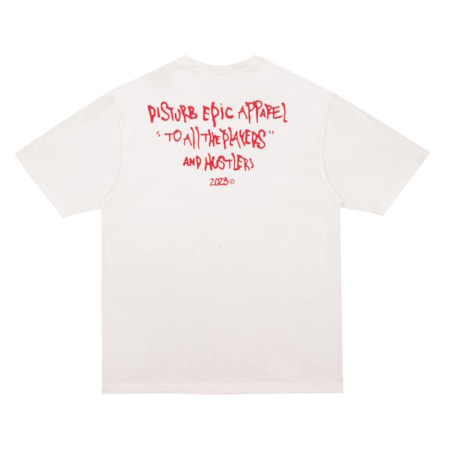 Camiseta Disturb kast Off White