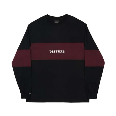 Camiseta Disturb Longsleeve Signature Black