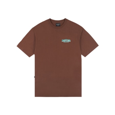 Camiseta Disturb Played Cards T-Shirt In Brown 