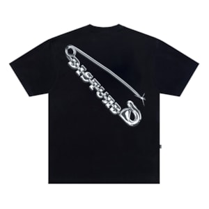 Camiseta Disturb Safety Pin Black