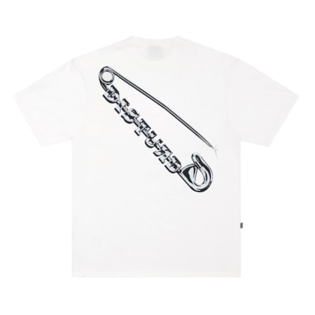 Camiseta Disturb Safety Pin Off White