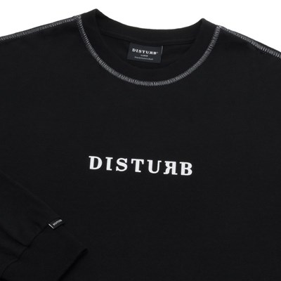 Camiseta Disturb Seam Long Sleeve Black