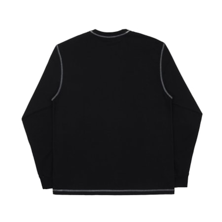 Camiseta Disturb Seam Long Sleeve Black