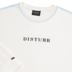 Camiseta Disturb Seam Long Sleeve Off White