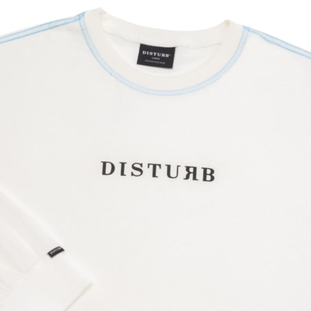 Camiseta Disturb Seam Long Sleeve Off White