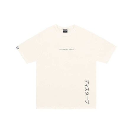 Camiseta Disturb Translate Off White