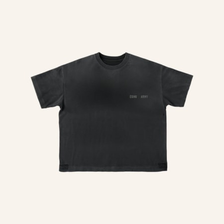 Camiseta Egho Studios Boxy Black
