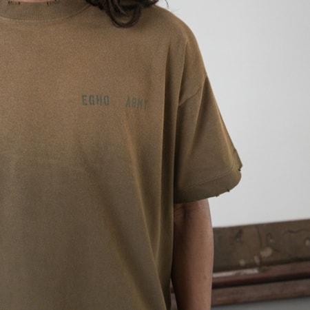Camiseta Egho Studios Boxy Olive Green 