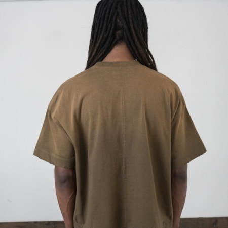 Camiseta Egho Studios Boxy Olive Green 