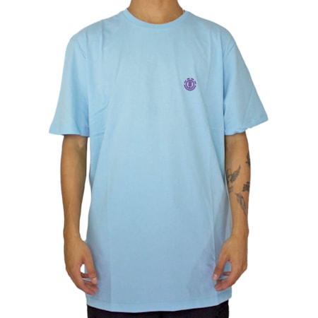 Camiseta Element Basic Crew Azul Claro