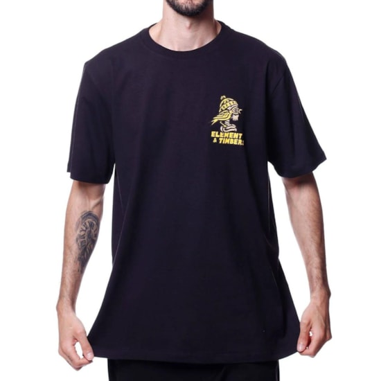 Camiseta Element Birds Eye Preto