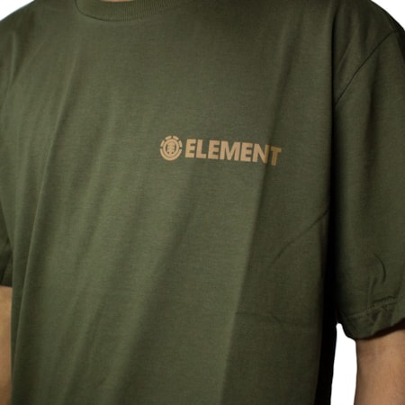 Camiseta Element Blazin Chest Verde Militar