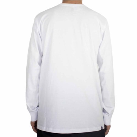 Camiseta Element Blazin Manga Longa Branco