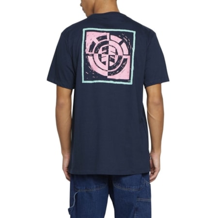 Camiseta Element Block Azul Marinho