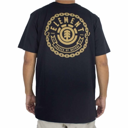 Camiseta Element Chain Preto