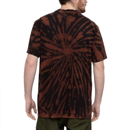 Camiseta Element Distortion Preto Marrom