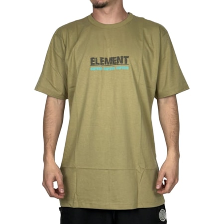 Camiseta Element Foliage Caqui