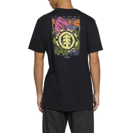 Camiseta Element Jurassic Preto