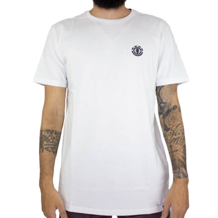 Camiseta Element Logo Basic Branco