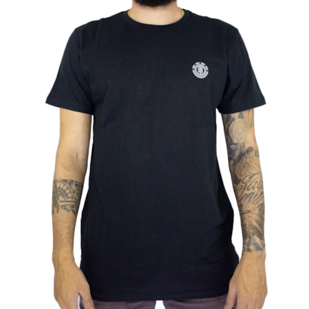 Camiseta Element Logo Basic Preto
