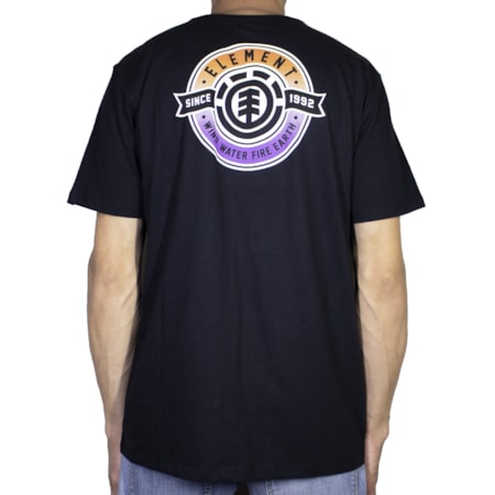 Camiseta Element Medallian Preto