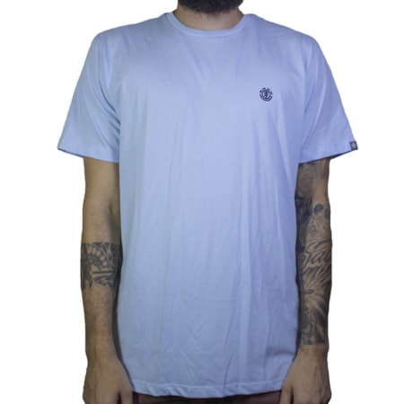 Camiseta Element Minimal Logo Azul Claro 