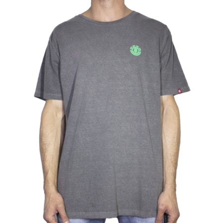 Camiseta Element Minimal Logo Cinza Escuro