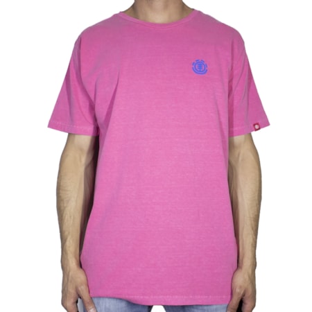 Camiseta Element Minimal Logo Rosa