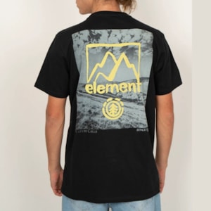 Camiseta Element Open Hills Preto Camiseta Element Open Hills Preto