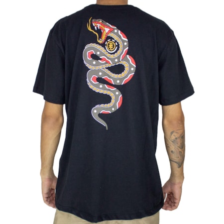 Camiseta Element Serpentine Preto