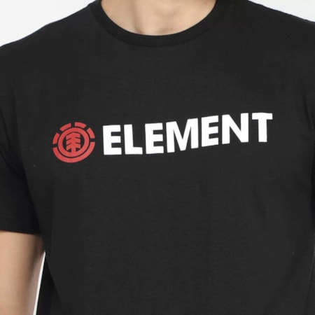 Camiseta Element Skateboard Blazin Black