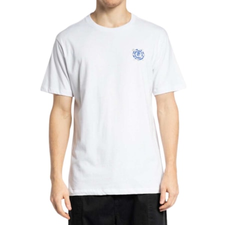 Camiseta Element Skateboard Nimbos White