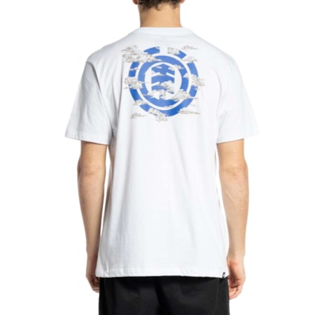 Camiseta Element Skateboard Nimbos White