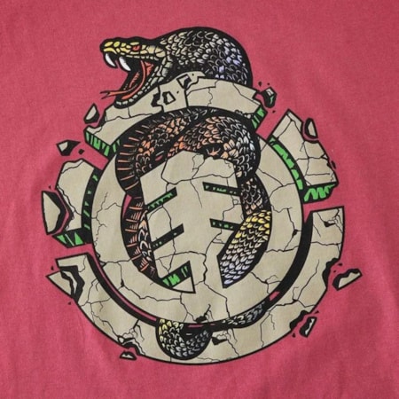 Camiseta Element Snake Rosa