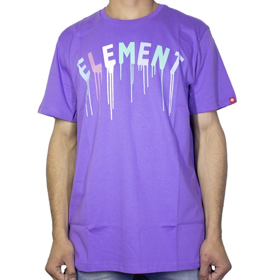 Camiseta Element Stencil Lilas